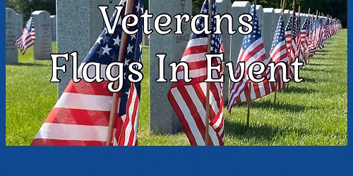 Veterans Flags In Event