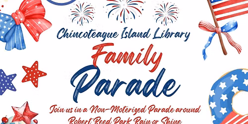July 4th. Family "Non-Motorized" Parade at Robert Reed Park
