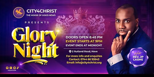 Glory Night Worship, Prayer and Encounter. Brighton & Hove