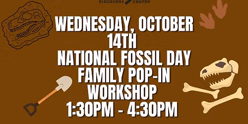 National Fossil Day Family Pop-in Workshop