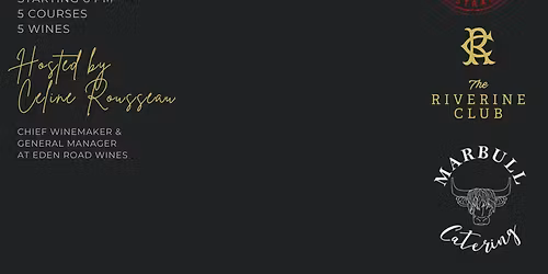 Eden Road Wine Dinner Ft. Menu by Marbull 