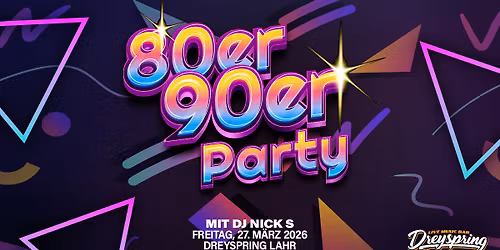 80er 90er Party