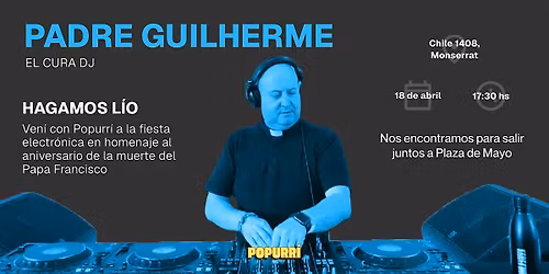 Fiesta electr\u00f3nica en homenaje al Papa Francisco