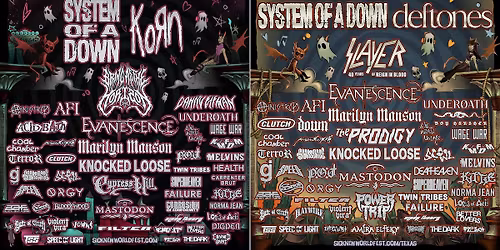 Sick New World Festival: System of a Down & Korn