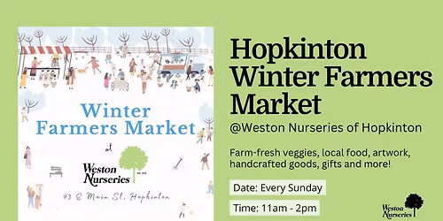 Hopkinton Winter Farmers Market