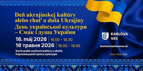 DE\u0147 UKRAJINSKEJ KULT\u00daRY alebo CHU\u0164 A DU\u0160A UKRAJINY