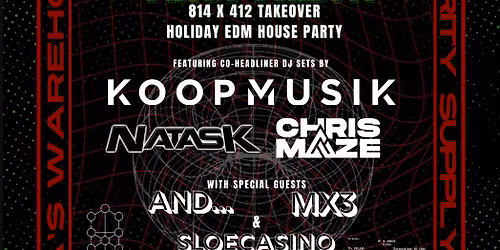 First Friday Dance Party Santas Warehouse Takeover