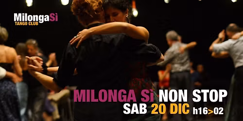 Milonga S\u00ec Non Stop dicembre 