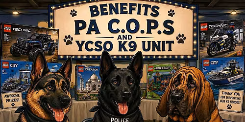 Lego Bingo to Benefit PA C.O.P.S. and YCSO K9 Unit