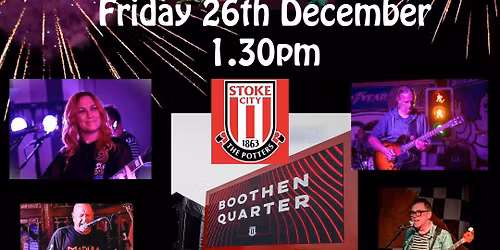 Acoustic Anarchy live in the Boothen Quarter Stoke City FC
