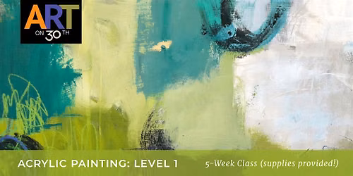 WED PM - Beginning Acrylic Painting: Level 1 with Lisa