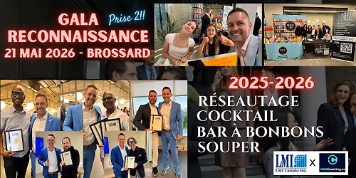 Soir\u00e9e 6 \u00e0 9 des Leaders: Reconnaissance et r\u00e9seautage ex\u00e9cutif