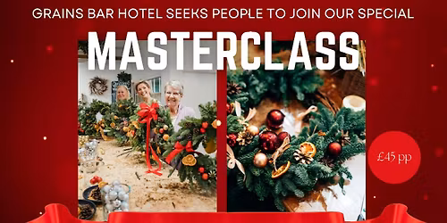 Christmas Wreath Making with food