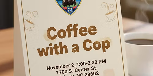 Brookford Coffee With a Cop