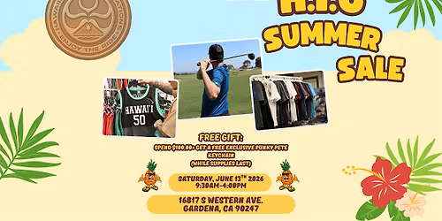 HAWAIIAN ISLAND CREATIONS (HIC) SUMMER SALE -SOCAL