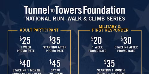Tunnel to Towers 5K Run & Walk - North Idaho