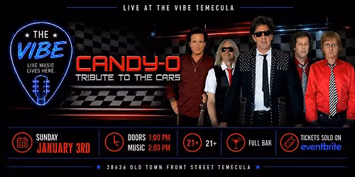 CANDY-O A TRIBUTE TO THE CARS
