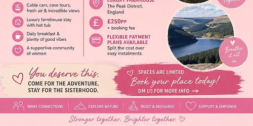 Women\u2019s Peak District Hiking Retreat \ud83e\udd7e\ud83c\udf3f\ud83d\udc95