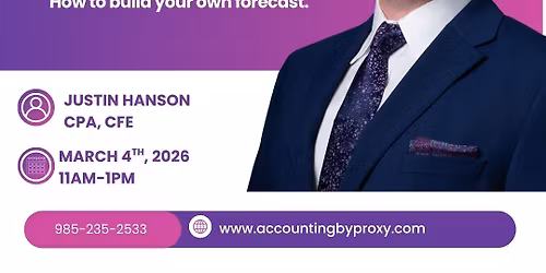 Lunch and Learn: Cash Flow Forecasting for Business Owners