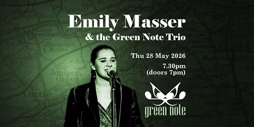 Emily Masser with the Juniper Green Note Trio