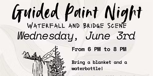 Beginner Guided Paint Night - Roses in a Vase!