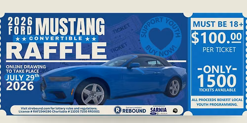 2026 Wheels of Summer Mustang Raffle