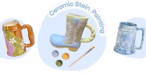 Beer Stein Pottery Painting Workshop