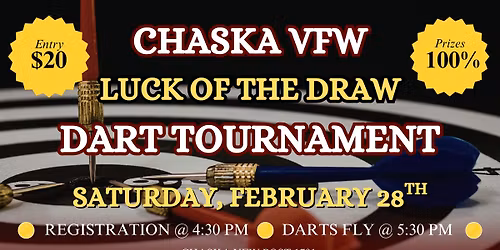 Luck of the Draw Dart Tournament