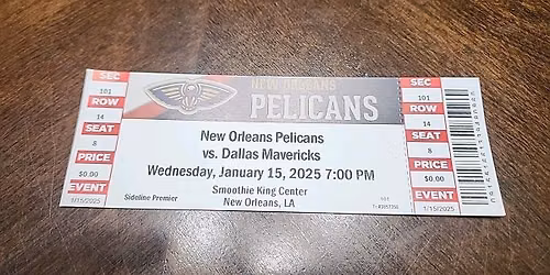 New Orleans Pelicans at Dallas Mavericks at American Airlines Center - TX