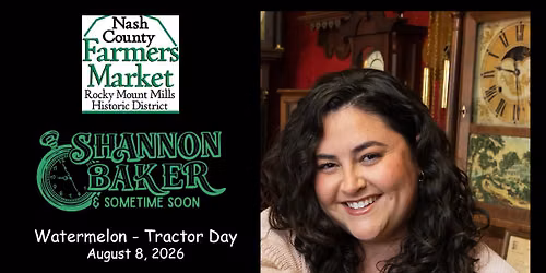 Shannon Baker at Nash County Farmers Market