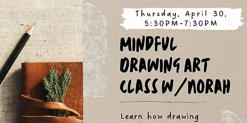 Mindful Drawing Art Class for Adults