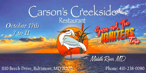 Sara's TRIO @ Carson's Creekside