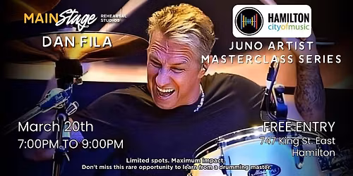 Main Stage JUNO Artist Masterclass Series: Dan Fila