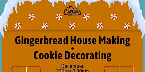 Gingerbread house and cookie decorating workshop