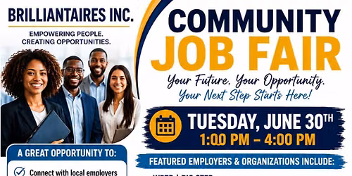 \ud83d\udc99 BRILLIANTAIRES INC 1ST COMMUNITY JOB FAIR 