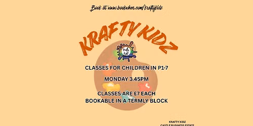 Krafty Kidz (P1-7) Monday Class