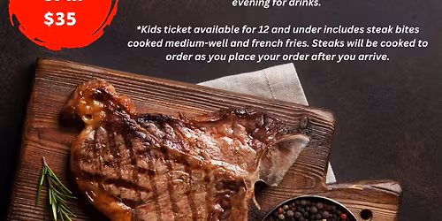 Steak Dinner & Live Music from Those 3 Guys