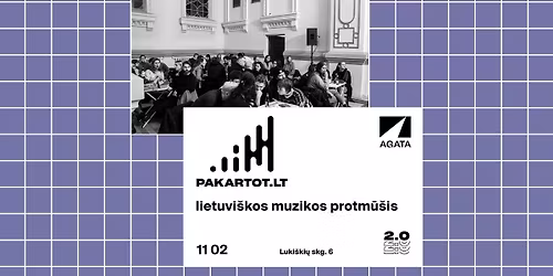 PAKARTOT lietuvi\u0161kos muzikos protm\u016b\u0161is: rudens i\u0161\u0161\u016bkis! | 11 02