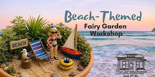 Making Beach Themed Mini Gardens!