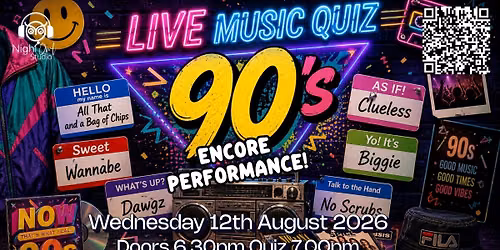 Encore Live Music Quiz - The 90's!