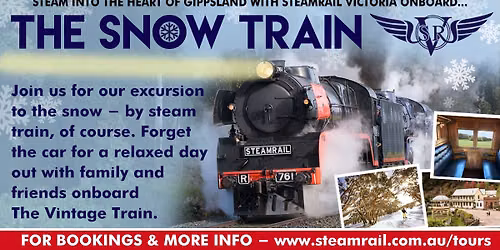 The Snow Train - Saturday 1st August 2026