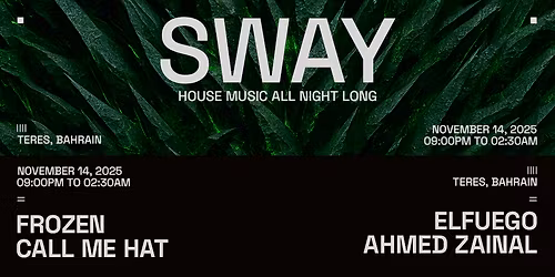 URX Presents: Sway at Teres - JJ's Irish Restaurant