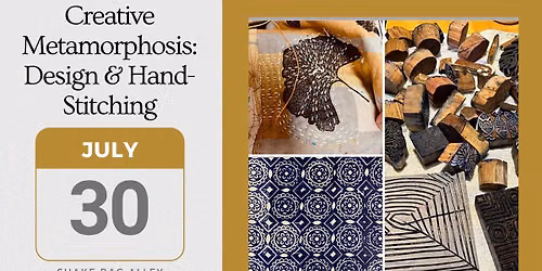 Creative Metamorphosis: Design & Hand-Stitching