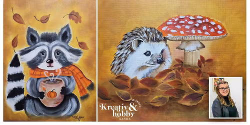 Csal\u00e1di \u00e9s gyermek fest\u00e9szet! \u0150szi fest\u00e9s Szilvivel!