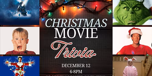 PSBC Presents: Trivia on Tap - Christmas Movie Edition