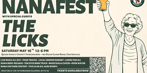 NANAFEST with Special Guests The Licks