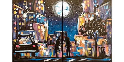 City Date Skyline - Paint and Sip in Houston | Classpop!\u2122