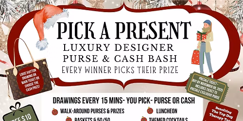 Pick A Present Designer Purse\/Cash Bash