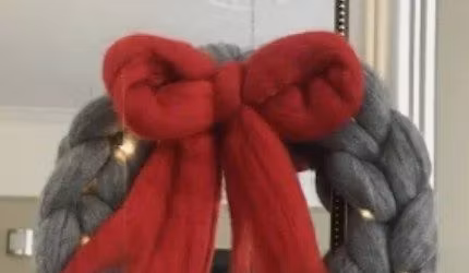 Christmas wool wreath workshop*** 2 spaces left****