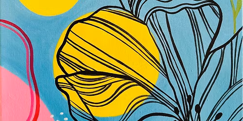 Boho Flower Paint Class! Painted. Studios Folsom Palladio